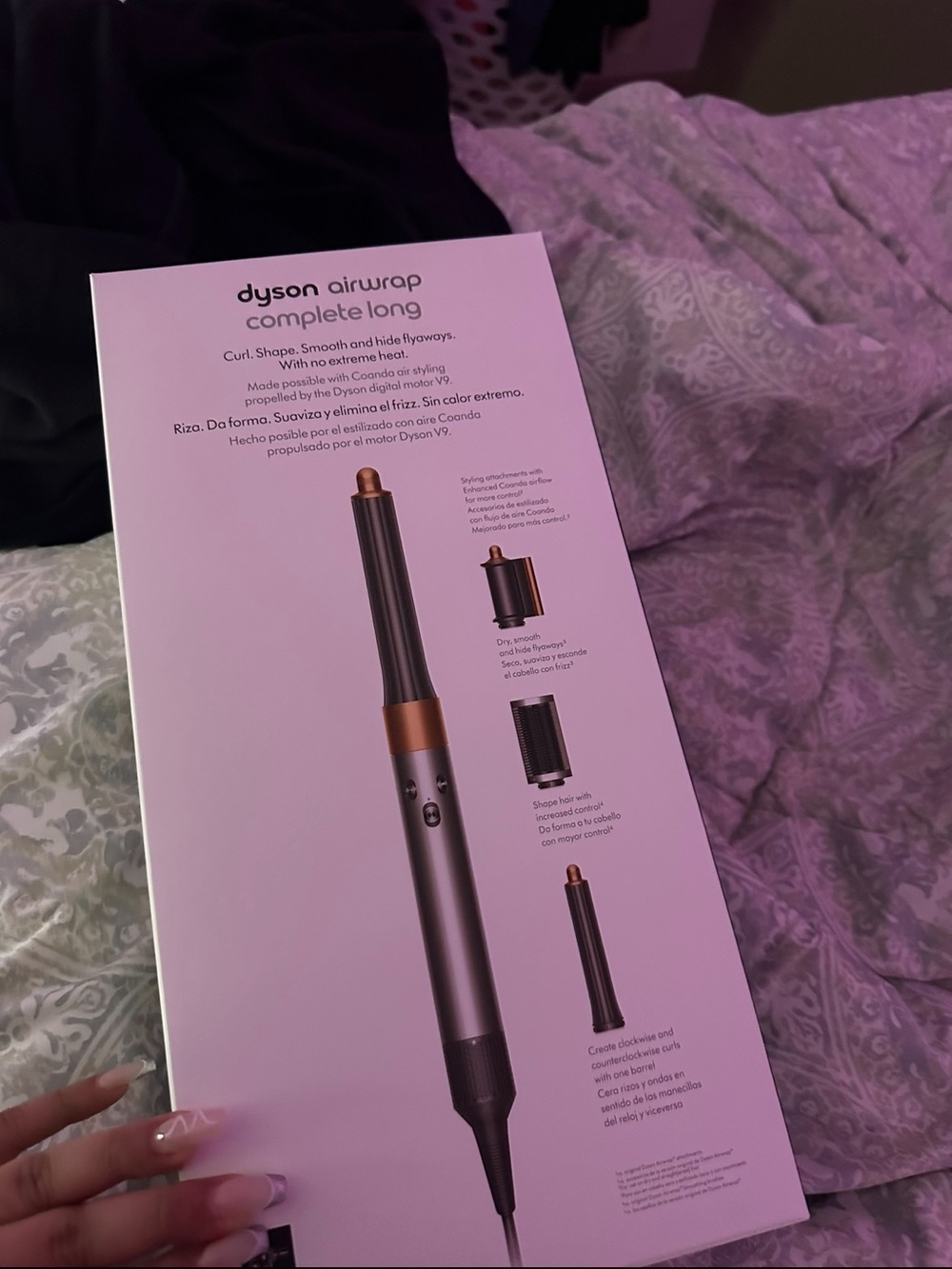 Dyson Airwrap Complete Long Hair Styling Tool - Nickel/Copper